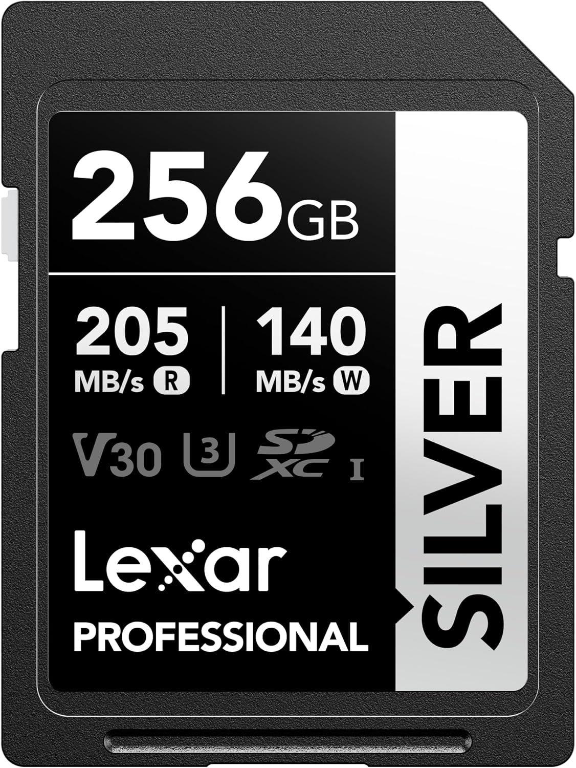 Detalle de Lexar Silver LSDSILV256G-BNNAA karta SDXC 256 GB, UHS-I, U3, V30