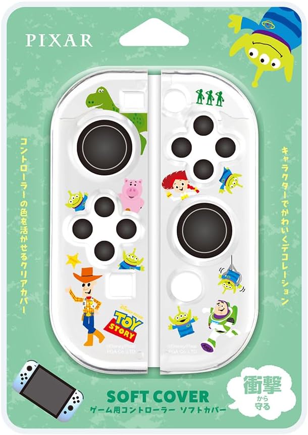Detalle de Premium Style PG-DJC05TOY Switch用コントローラーカバー クリア仕様・トイ・ストーリーデザイン