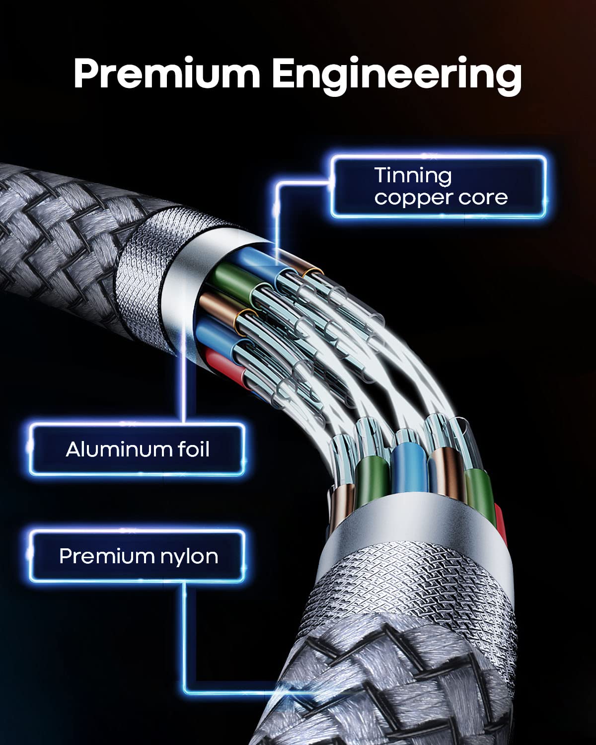 Thumbnail 4 de eyjiew USB C Charger Cable 1m 5-Pack