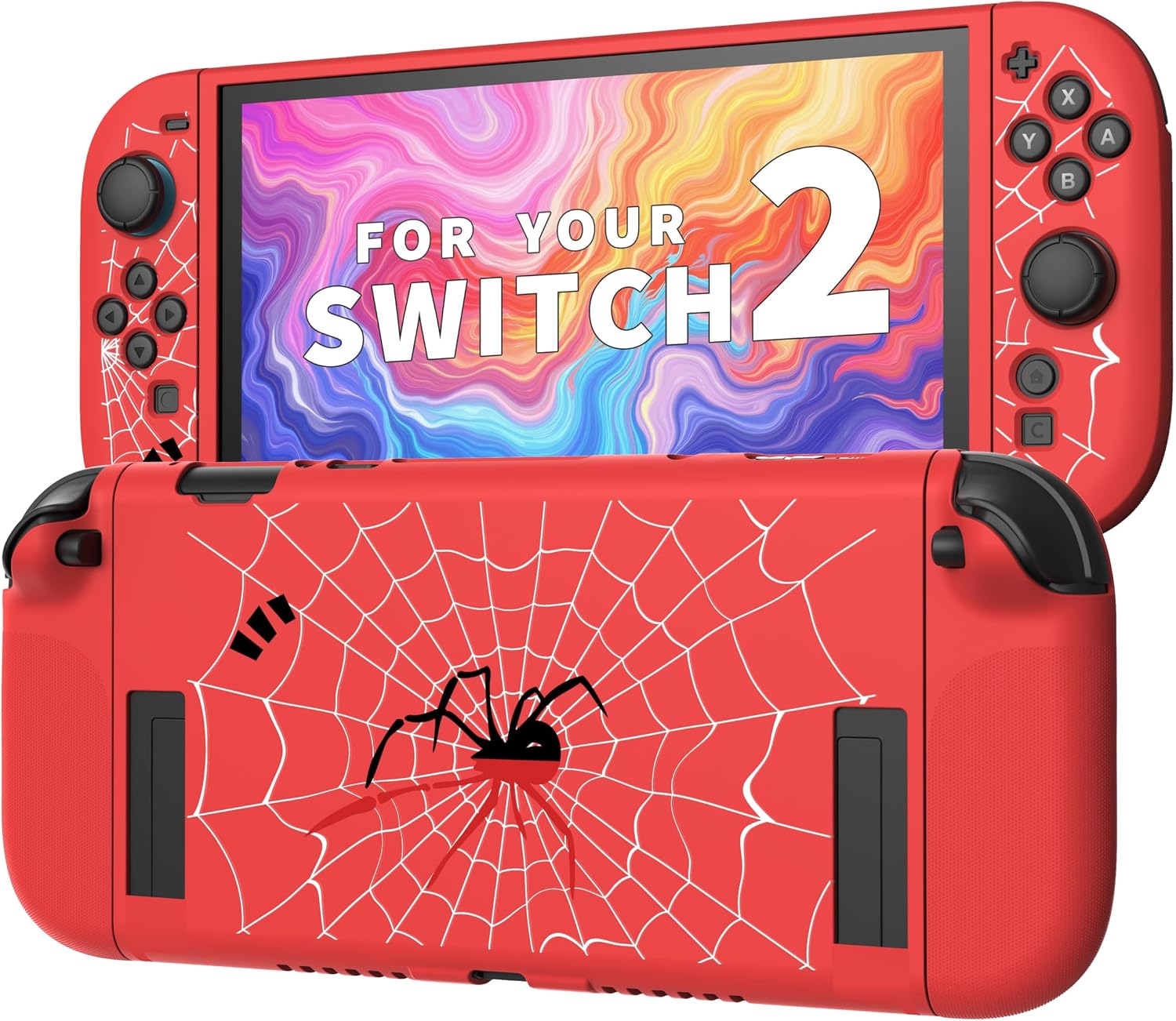 Detalle de Nintendo Switch 2 case 2025 textured grip