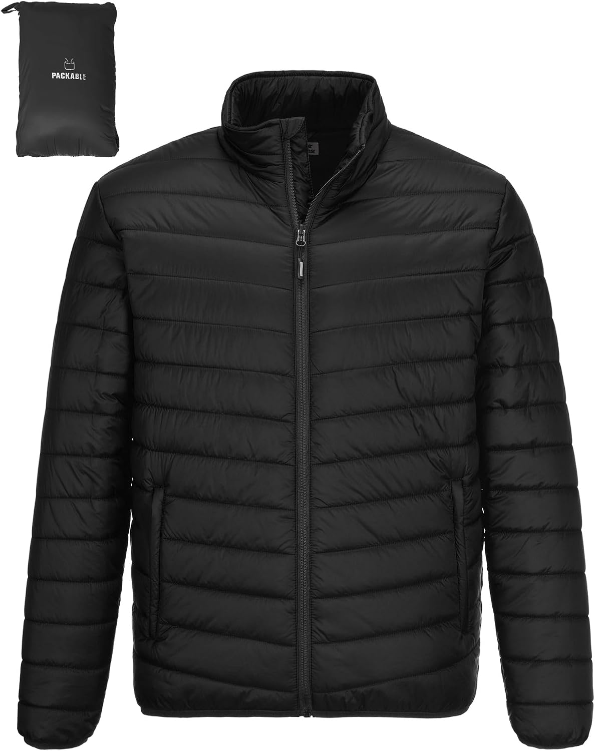 Detalle de Outdoor Ventures Herren Steppjacke 3 Taschen