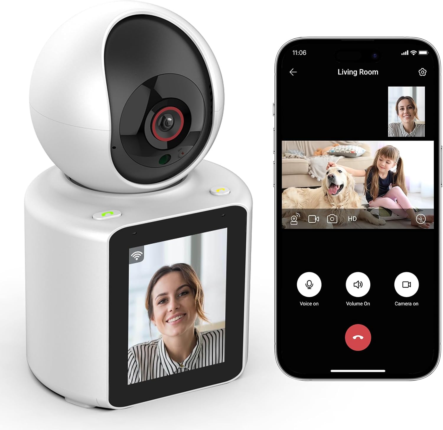 Detalle de SHIWOJIA Telecamera WiFi 1080P per casa