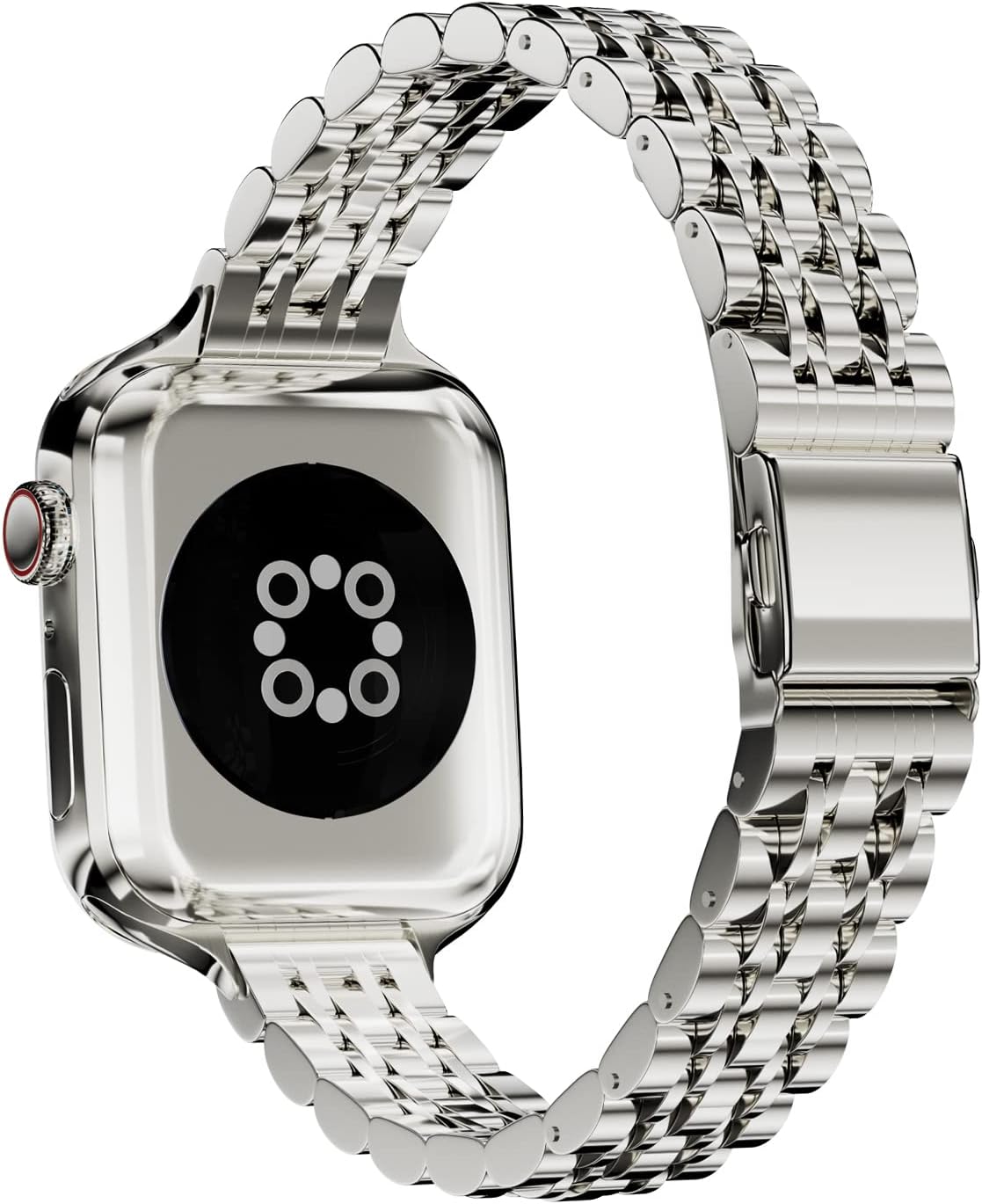 Thumbnail 1 de ARTCHE Slim Watch Strap for Apple Watch (40–42mm) in Silver – Slim Stainless Steel, Adjustable for Women