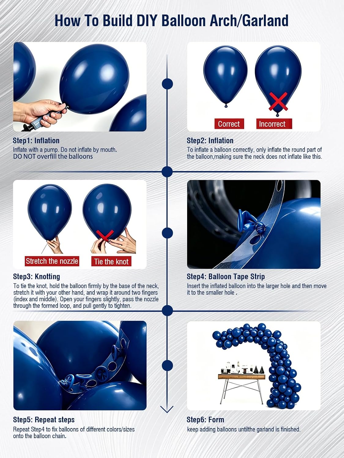 Detalle 1 de Balloon Decoration Kit 12-Inch