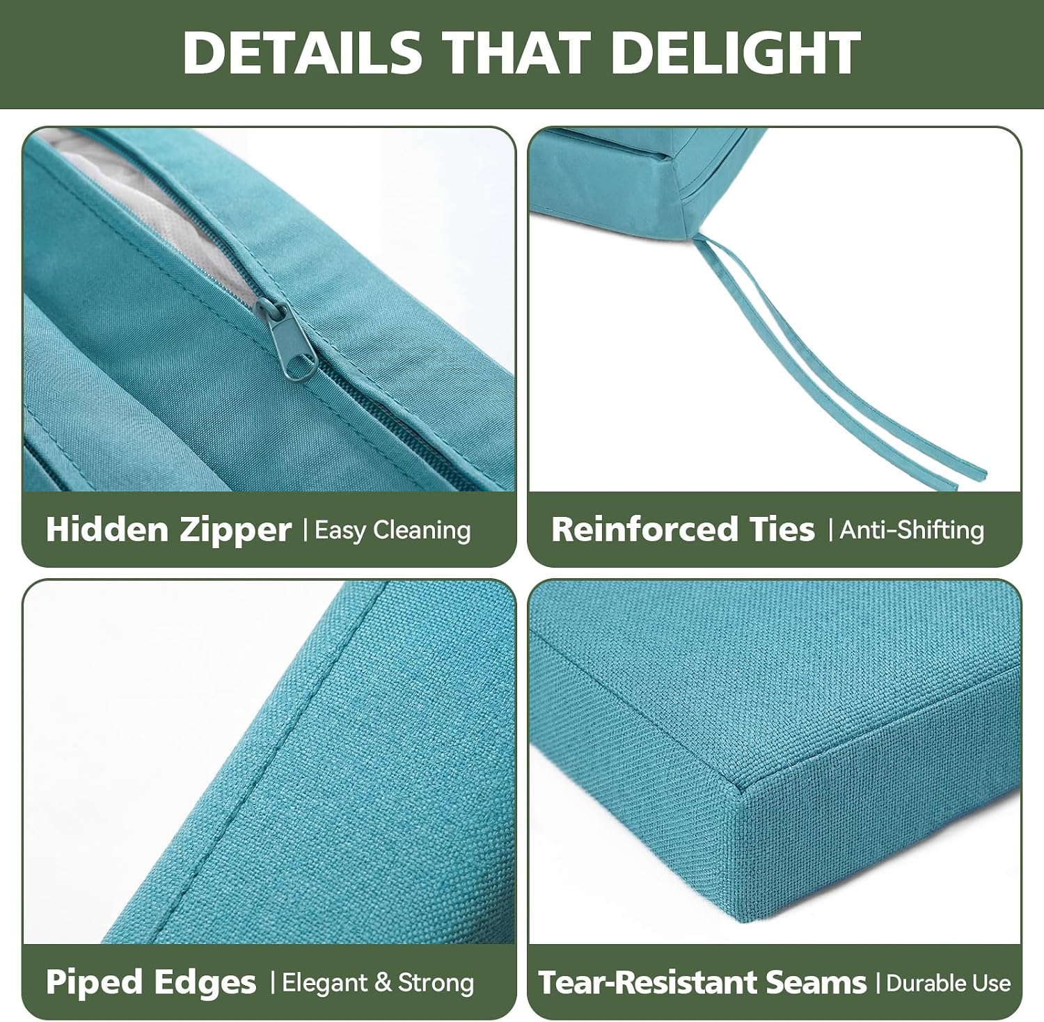Thumbnail 6 de Aoxun Chaise Lounge Cushion 72 x 21 x 3.5 Inches
