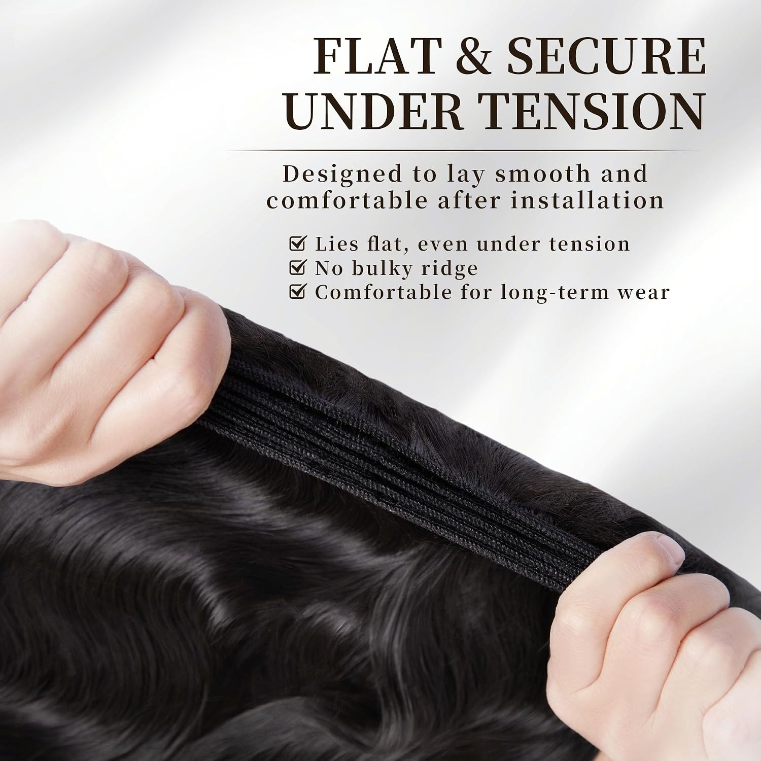 Thumbnail 4 de Luckstar Body Wave Real Human Hair Bundles (3 Bundles, 18/20/22 In), Ultra Thin Weft, Cuticle Aligned