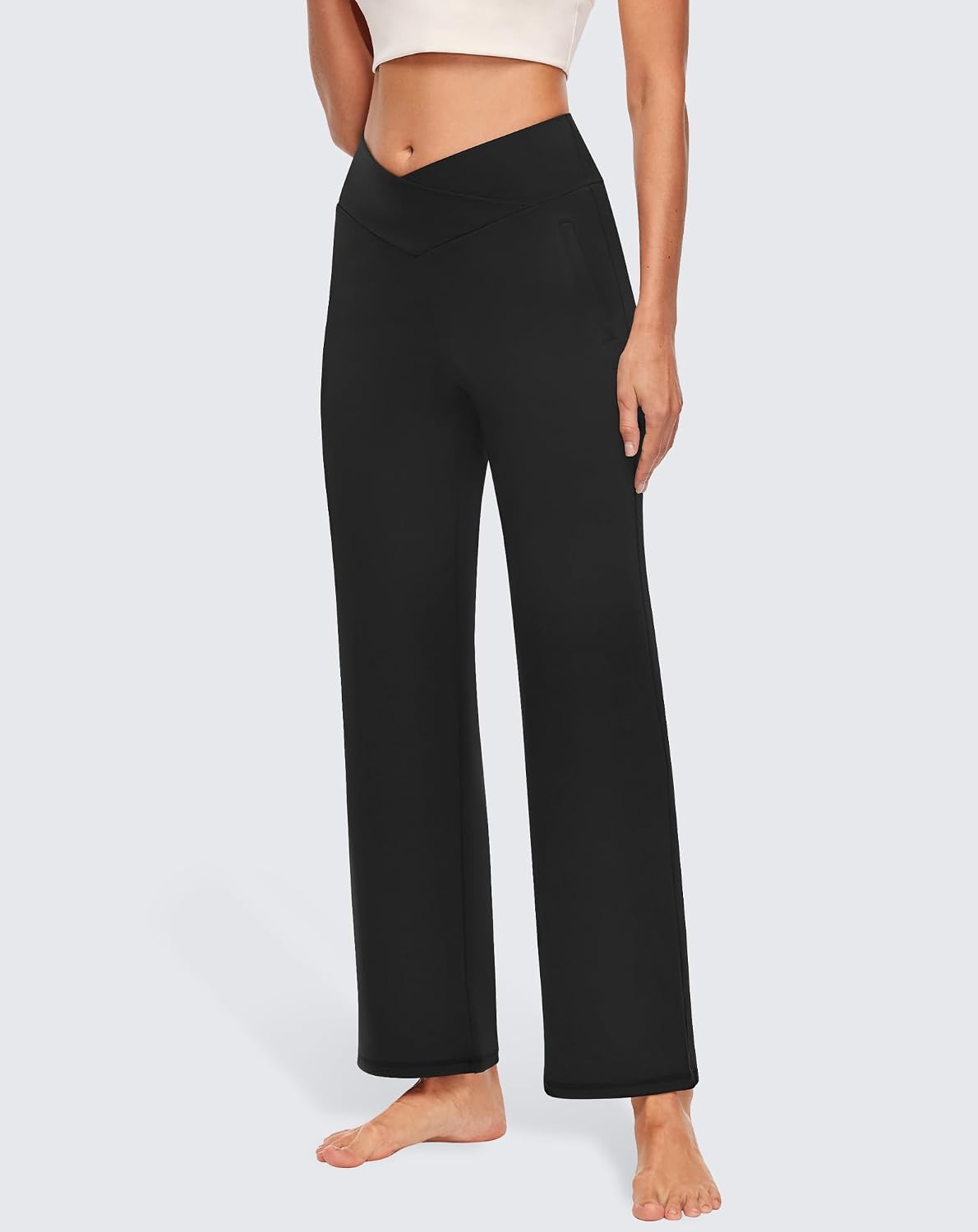 Detalle 2 de SEMARO Women's Dress Pants High Waist