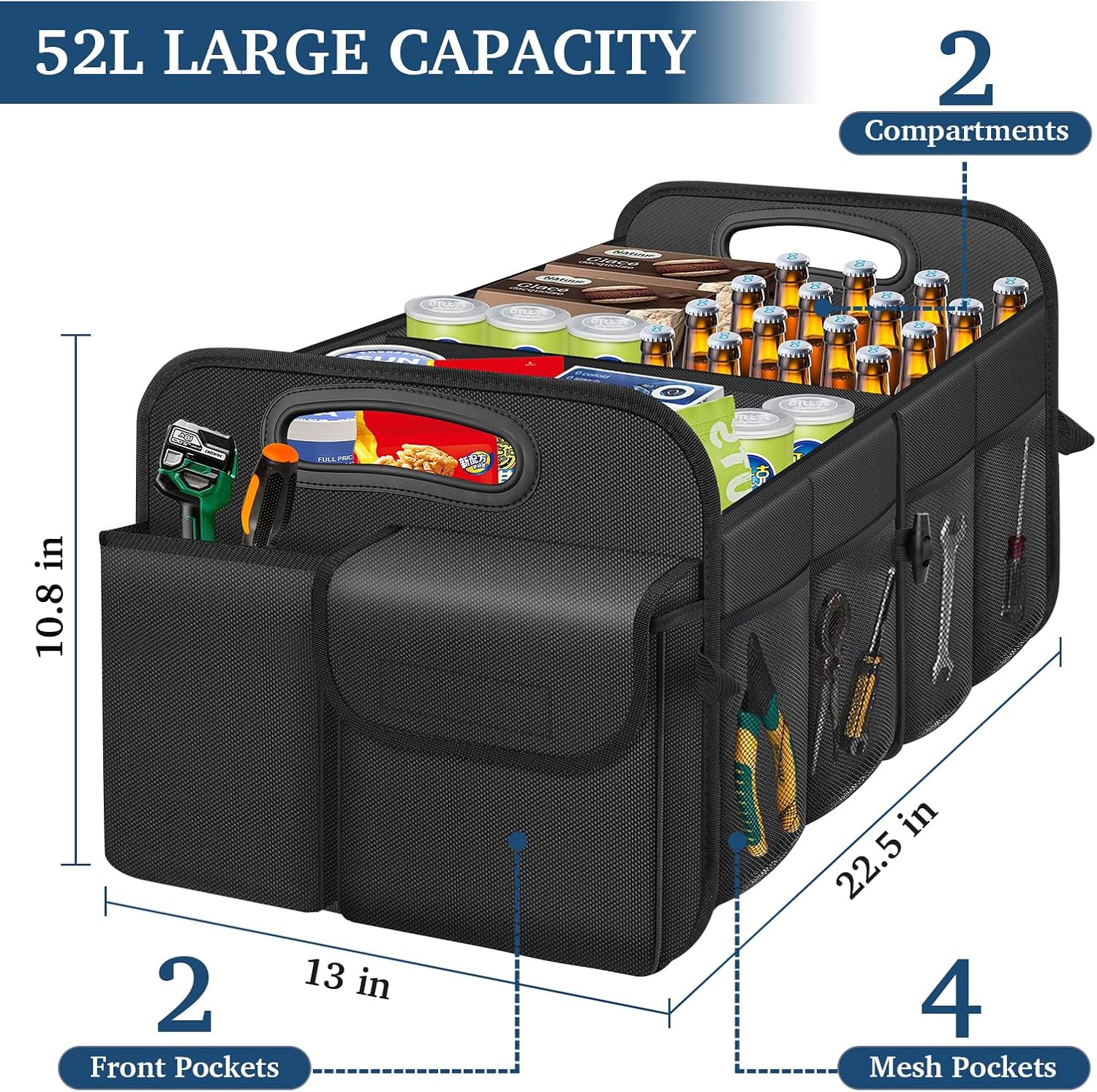 Detalle de Femuar Trunk Organizer Large Capacity (Standard)