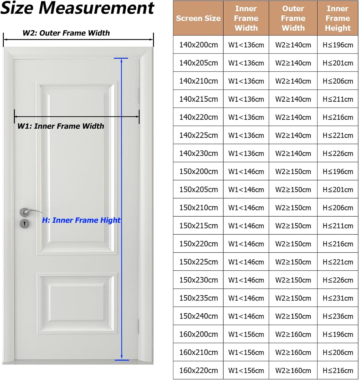 Thumbnail 4 de CWEEN CLU magnetisches Fliegengitter für Balkontür & Terrassentür, 160x200 cm, schwarz (ohne Bohren)