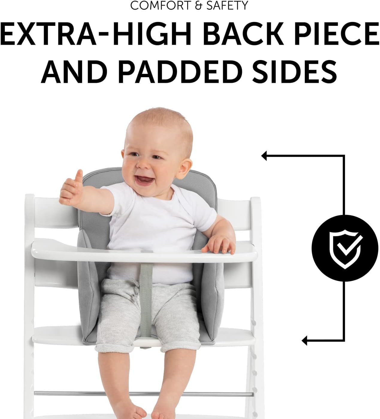 Detalle de hauck Alpha Cosy Seat Reducer Cushion for Alpha+ Highchair