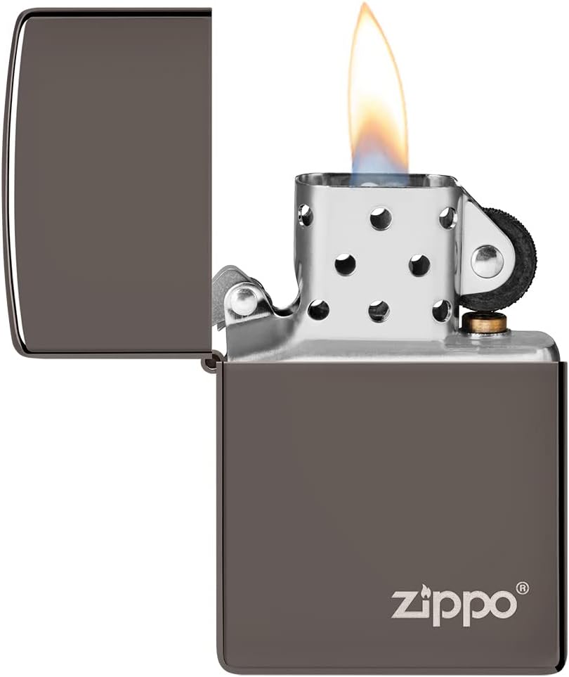 Thumbnail 6 de Zippo zapalniczka sztormowa grafitowa z logo i grawerem płomienia, wielokrotnego użytku