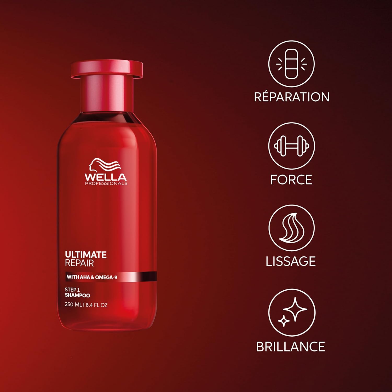 Thumbnail 1 de Wella Professionals Ultimate Repair Shampoing léger pour cheveux abîmés — 250 ml