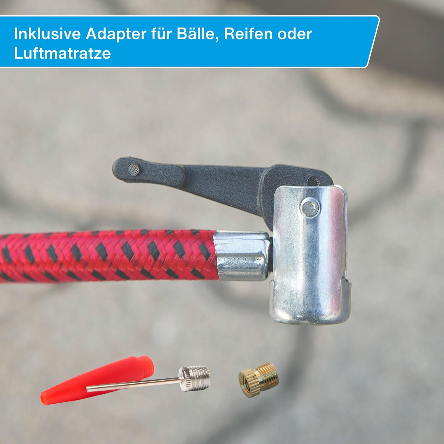 Thumbnail 6 de Cartrend Einzylinder Fußluftpumpe – vielseitig, kompakt und präzise für Auto- und Fahrradreifen