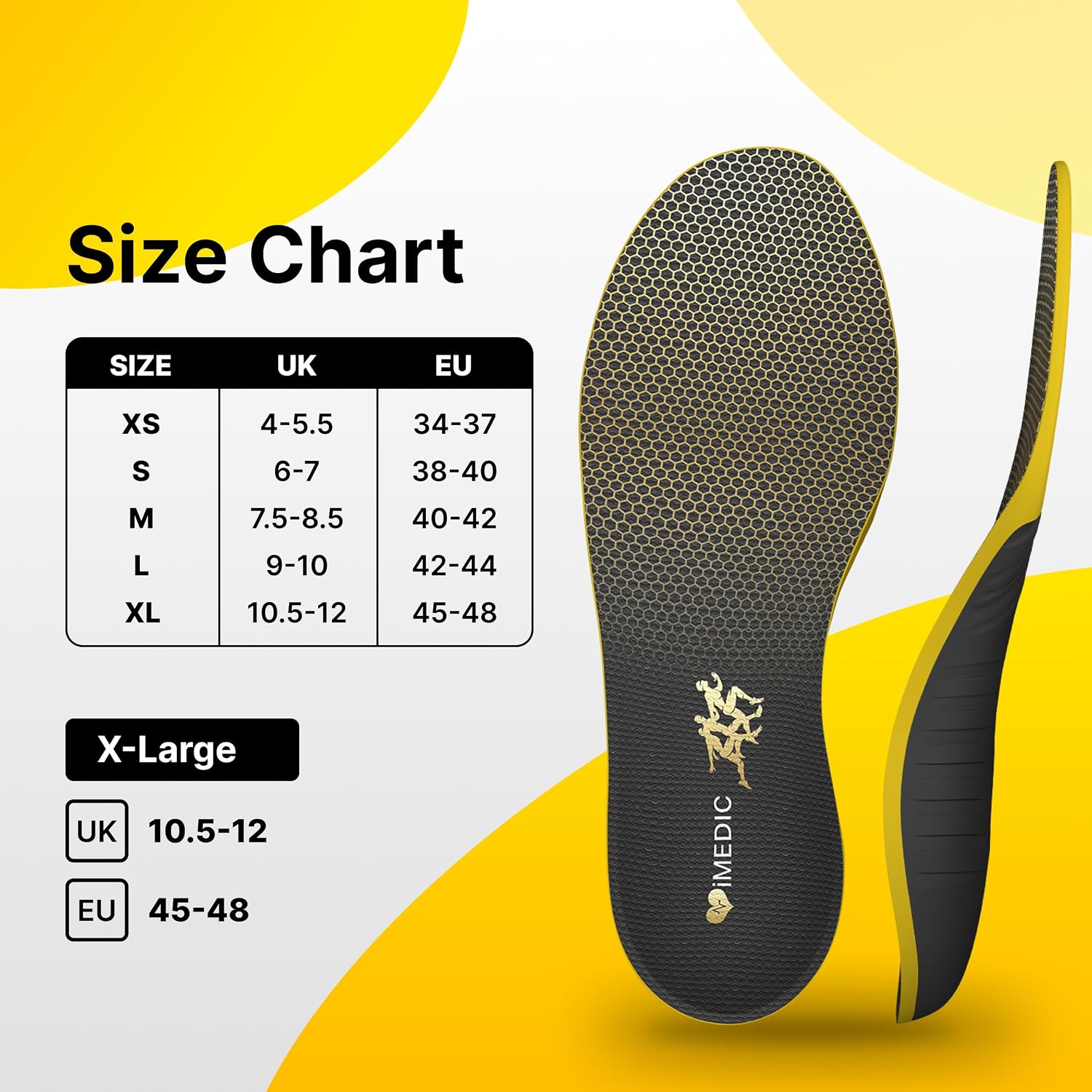 Detalle 2 de iMedic Orthotic Insoles Size S 6–7 for Plantar Fasciitis