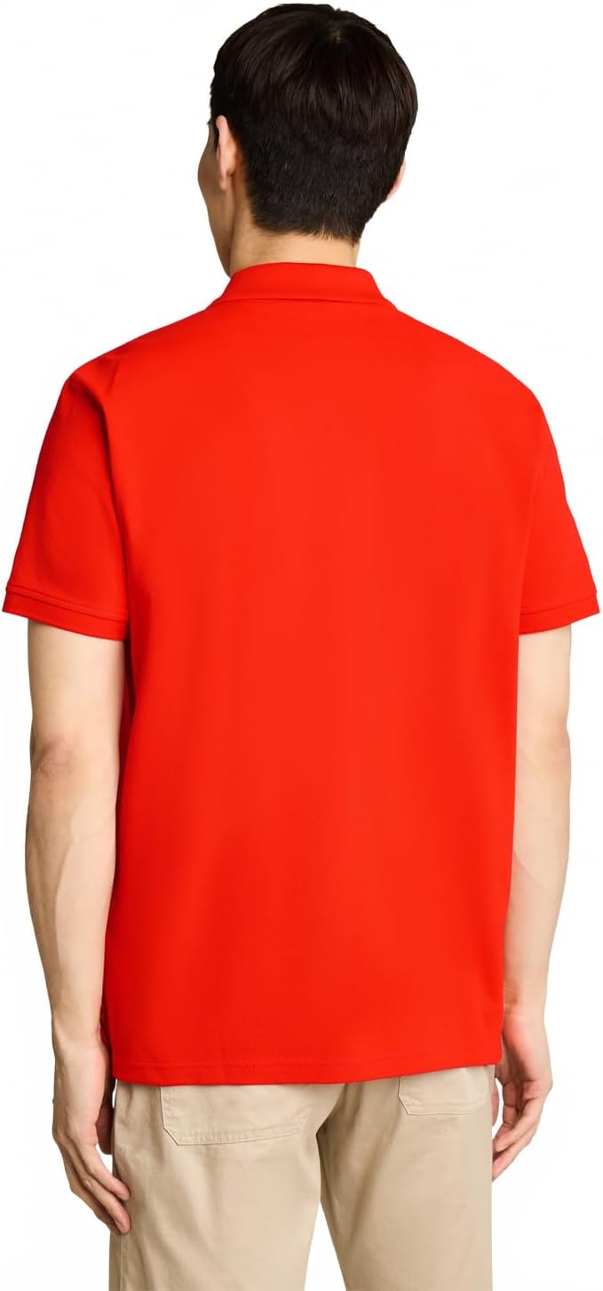 Detalle de TOM TAILOR Herren Basic Piqué Poloshirt – zeitloses Essentials-Poloshirt in Kurzarm