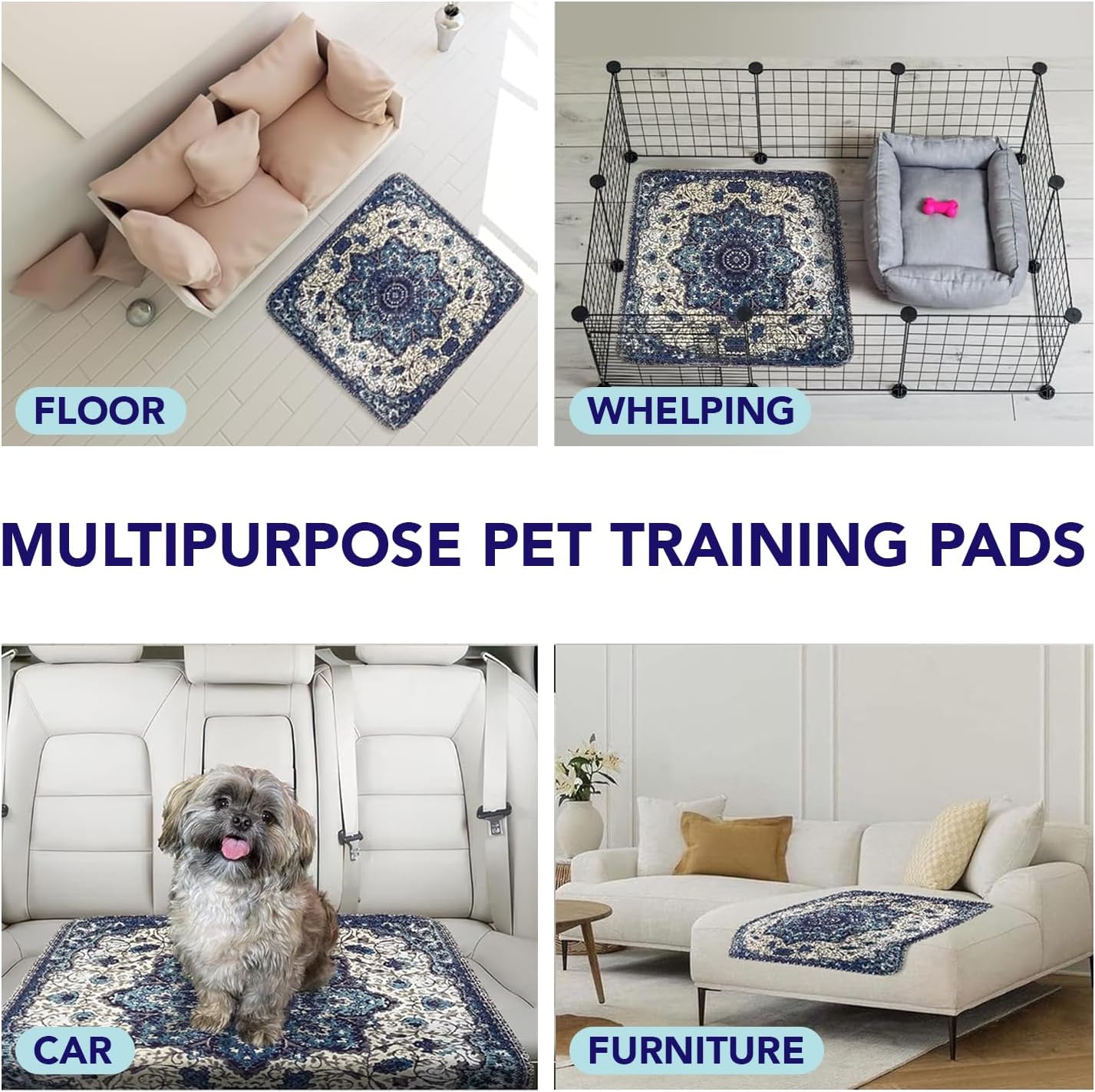 Thumbnail 6 de PUPIBOO Washable Pee Pads 100% Waterproof 🐾