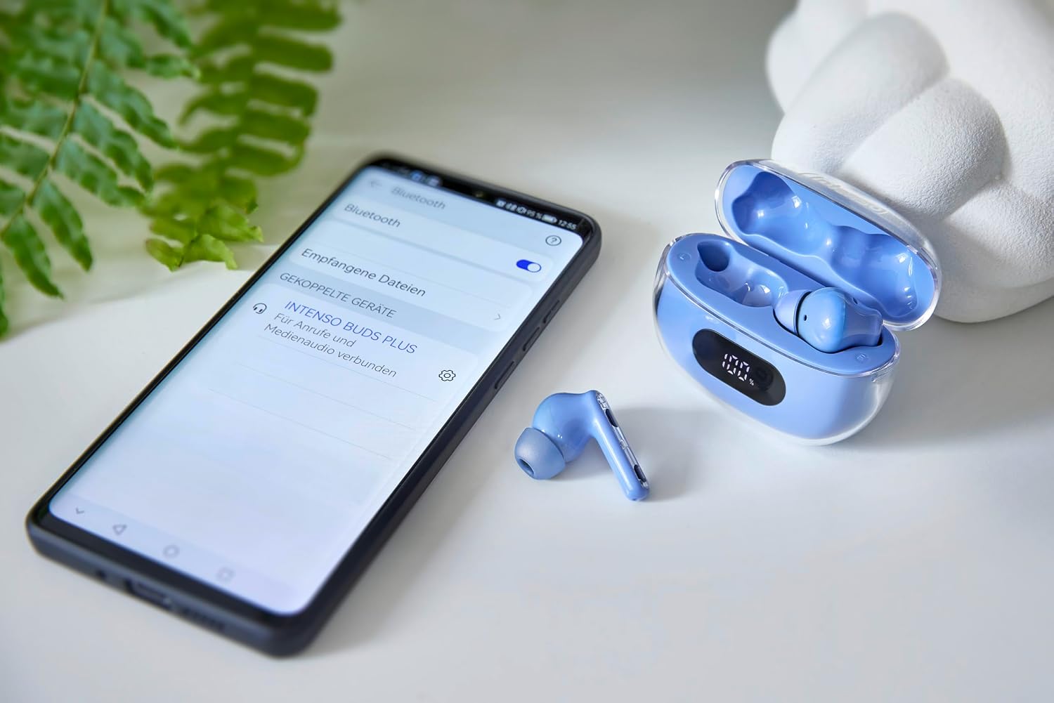 Thumbnail 6 de Intenso Buds Plus T315AE – TWS True Wireless mit ANC, ENC, Bluetooth 5.4 & bis zu 25 Std. Musikwiedergabe