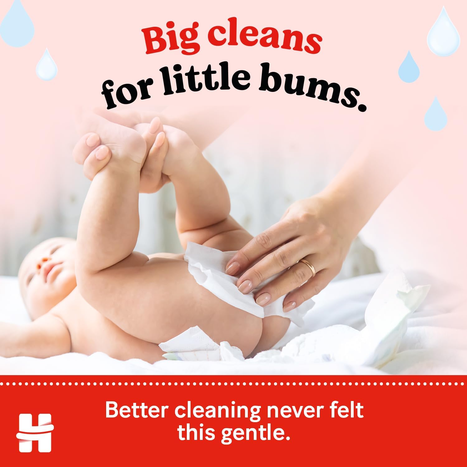 Detalle de Huggies Pure Plastic Free Baby Wipes 1152 Pack