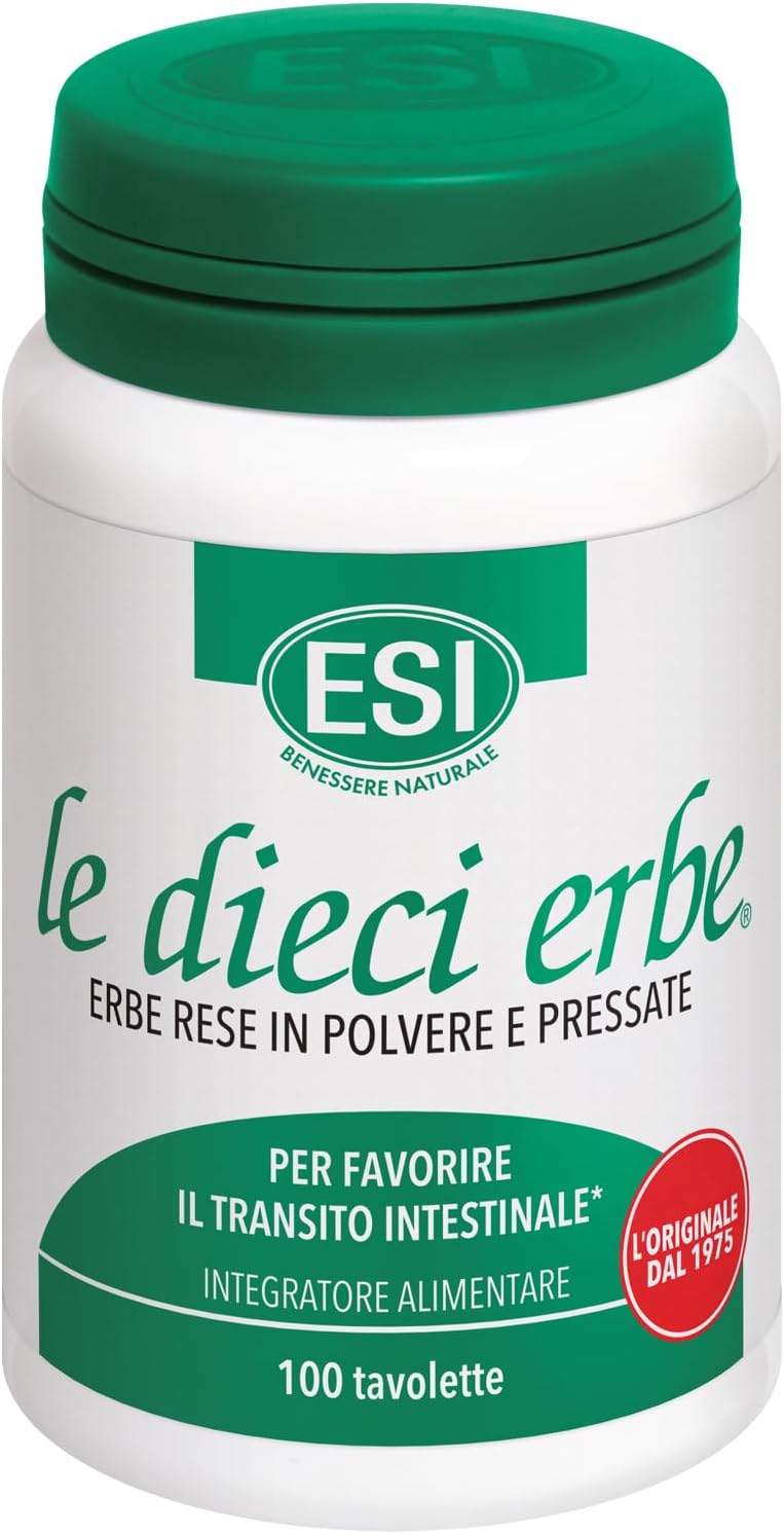 Detalle de ESI - Le Dieci Erbe: Integratore vegetale con Tarassaco, 100 tavolette