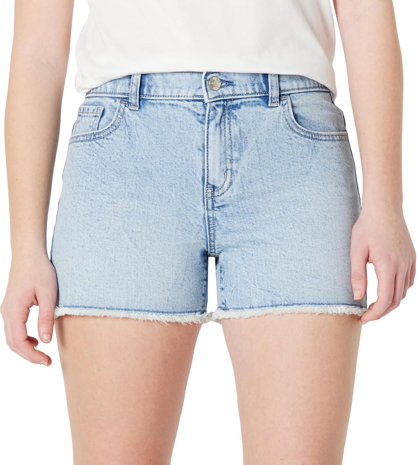 Thumbnail 6 de Amazon Essentials Mädchen Jeansshorts mit Mittlerem Stretchanteil, Mittelhohem Bund und Offenem Saum