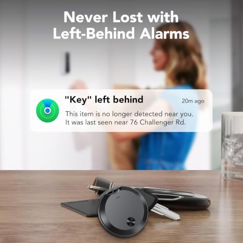 Detalle de 2026 Smart Tracker Tags di aowoka: localizzatore Bluetooth IP68, batteria sostituibile, Find My e Funzioni Trova