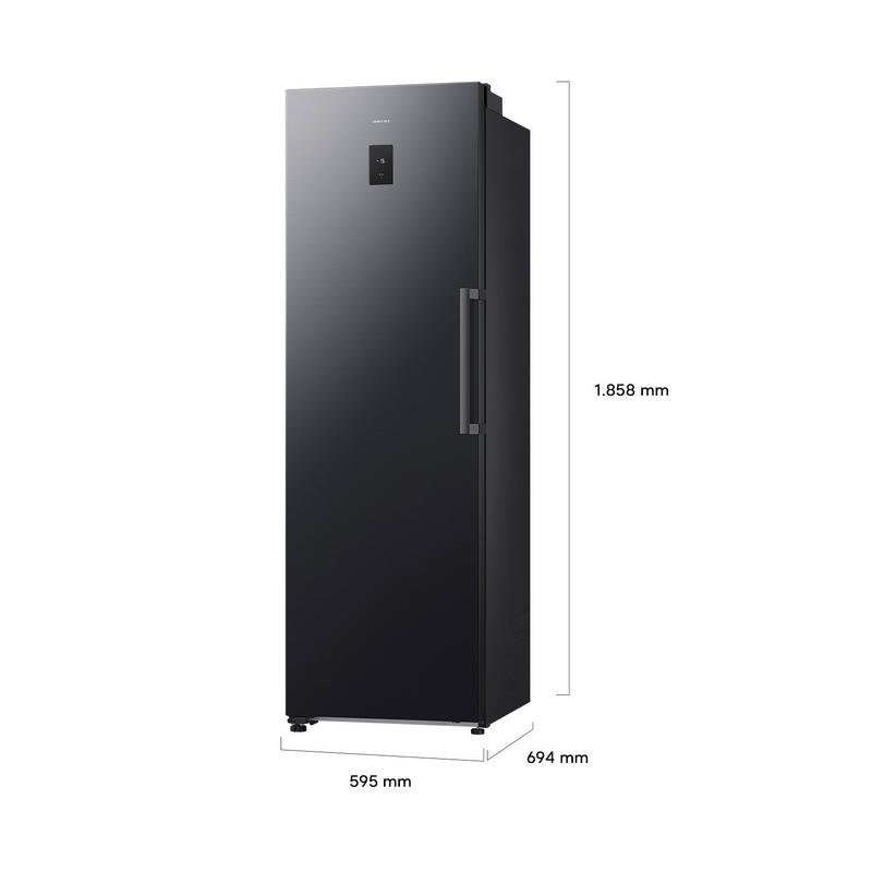 Detalle 2 de Congelador vertical Samsung Bespoke AI 323L: eficiencia inteligente y freezing sin escarcha