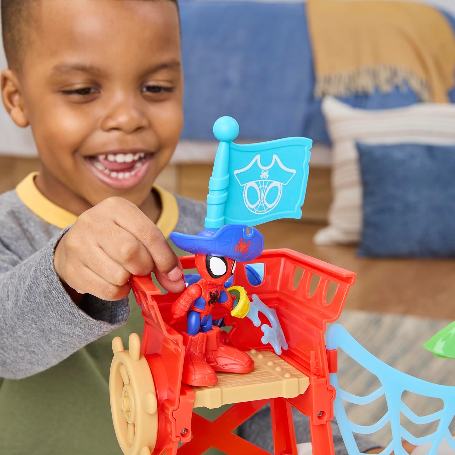 Thumbnail 6 de Hasbro Water-Webs Playset Spidey 7,6 cm