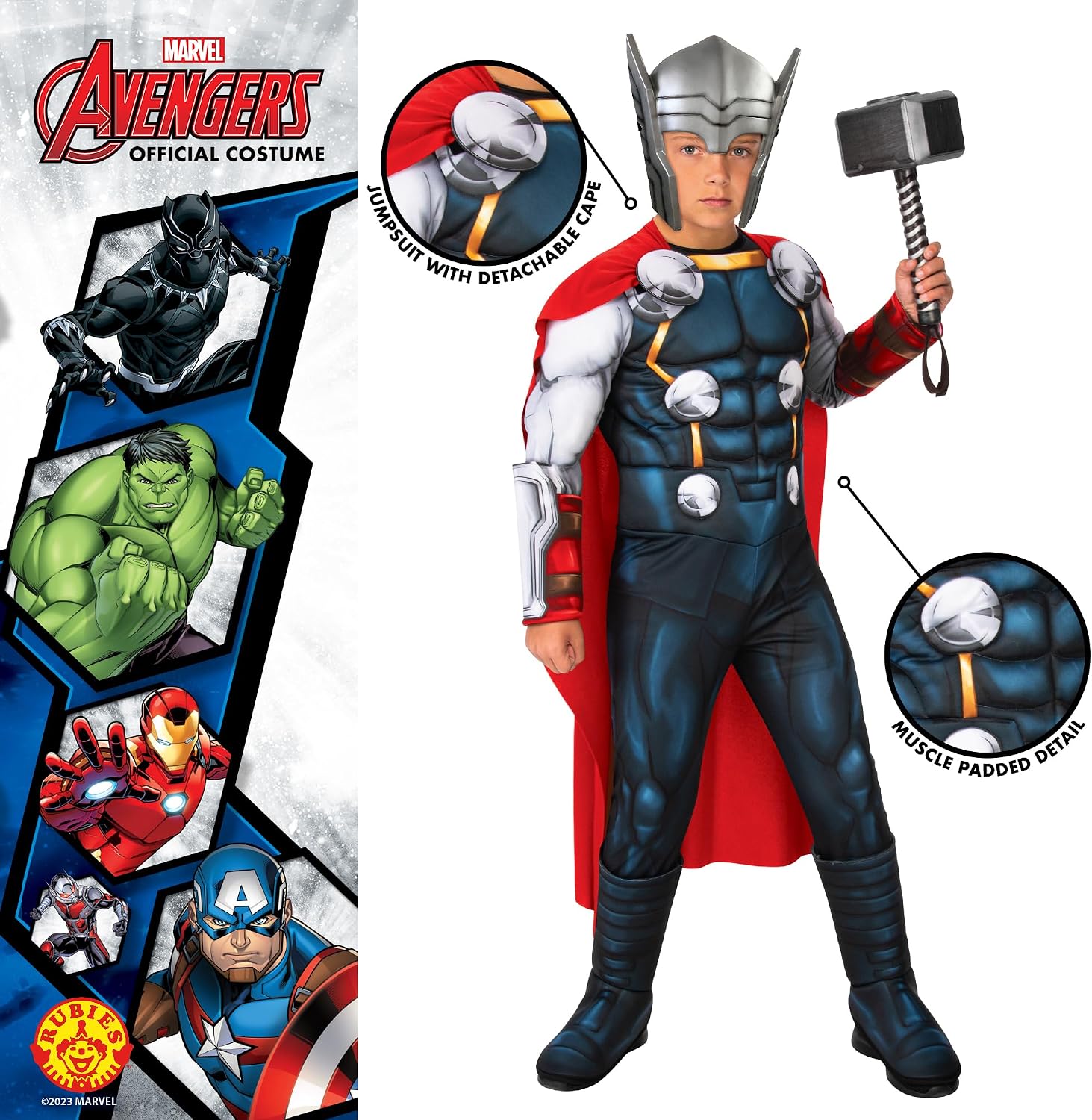 Thumbnail 2 de Rubie's Thor Deluxe Child Costume