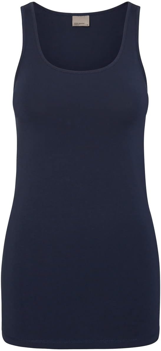 Detalle de VERO MODA VMMaxi My Soft Long Basic – długi damski top z elastanem