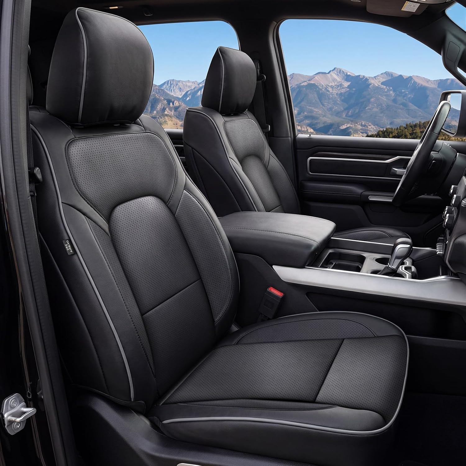 Detalle de Umbrauto Ram Front Seat Covers, 2-Piece Set
