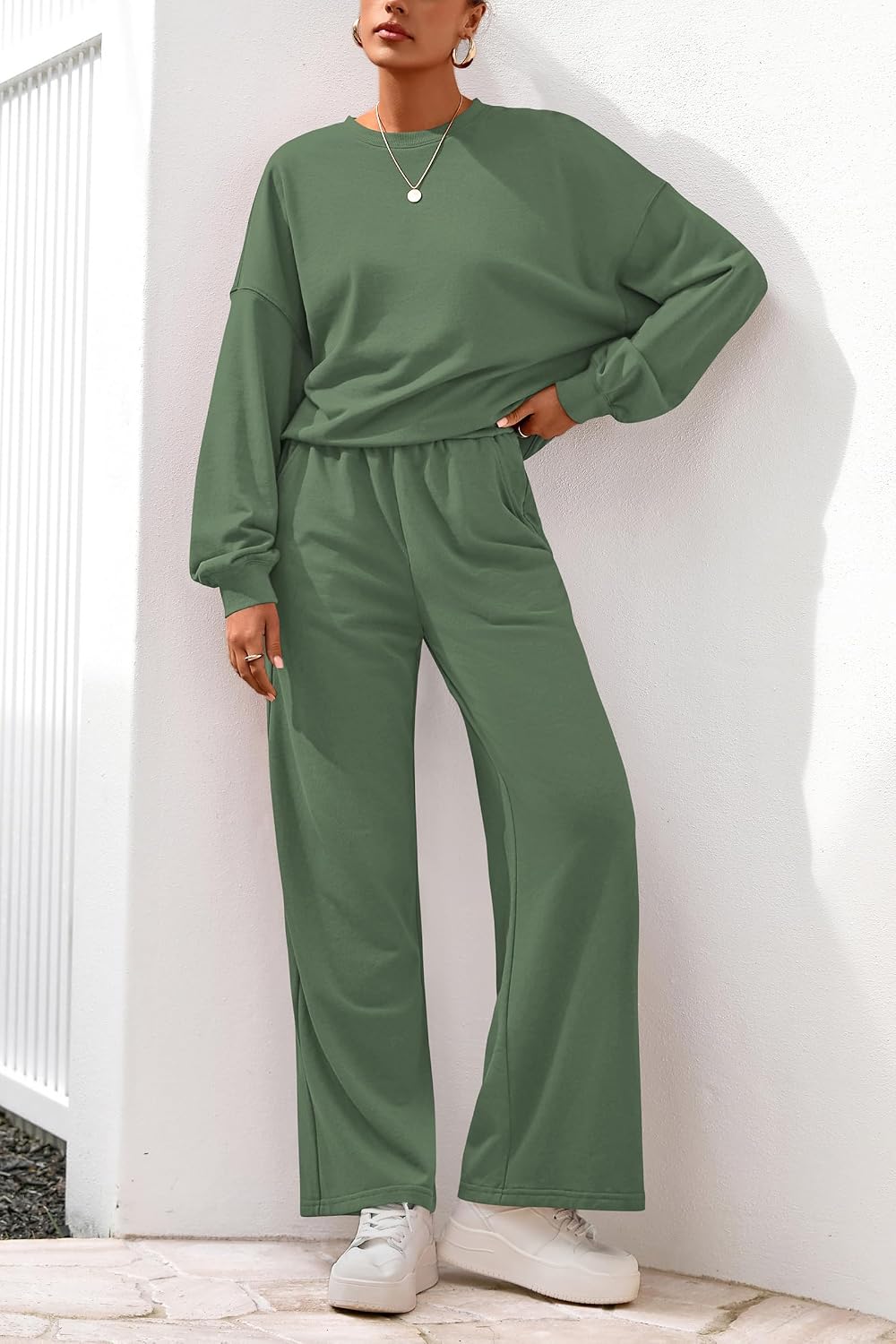 Thumbnail 5 de PRETTYGARDEN 2-Piece Fall Sweatsuit lounge set