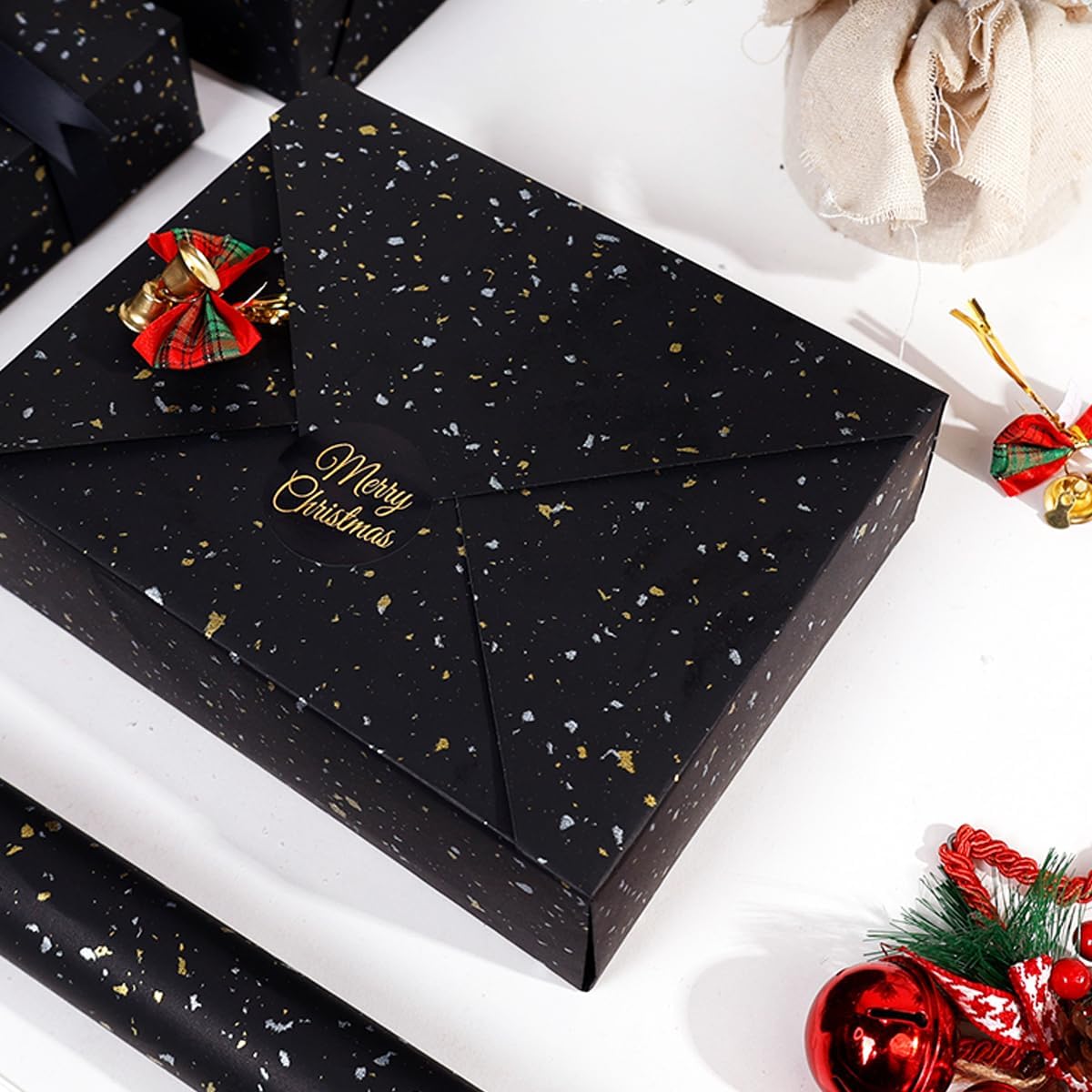 Thumbnail 4 de HBell black wrapping paper roll 43cm