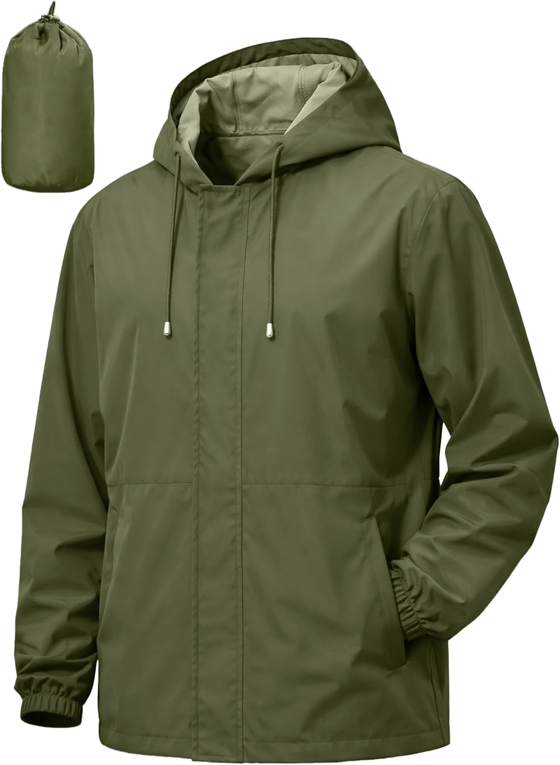 Thumbnail 6 de UIQUR Men's Rain Jacket Waterproof Windbreaker – Lightweight Packable Raincoat