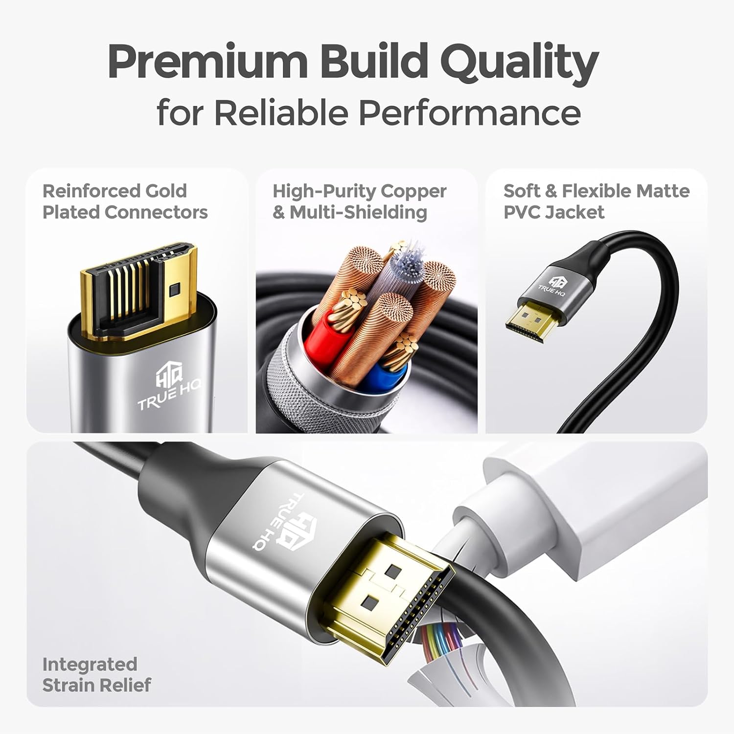 Detalle 2 de True HQ 4K HDMI Cable 5m