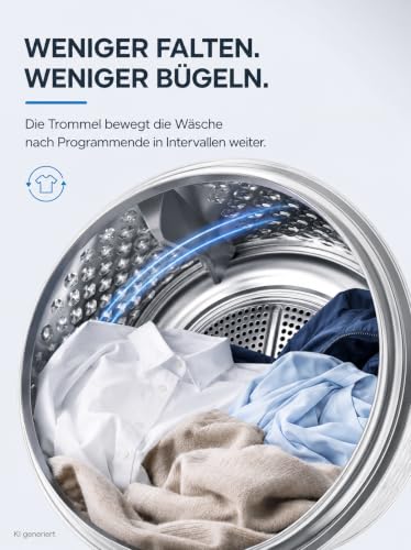 Detalle 2 de Midea MDV5EH80WBC Serie V5 Wärmepumpentrockner 8 kg – Energieklasse C
