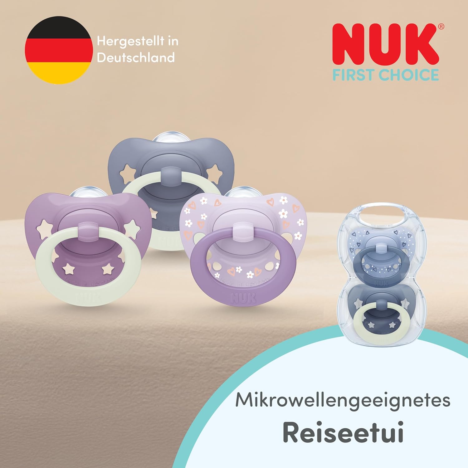 Thumbnail 6 de NUK First Choice Classic Day & Night Schnuller 0–6 Monate