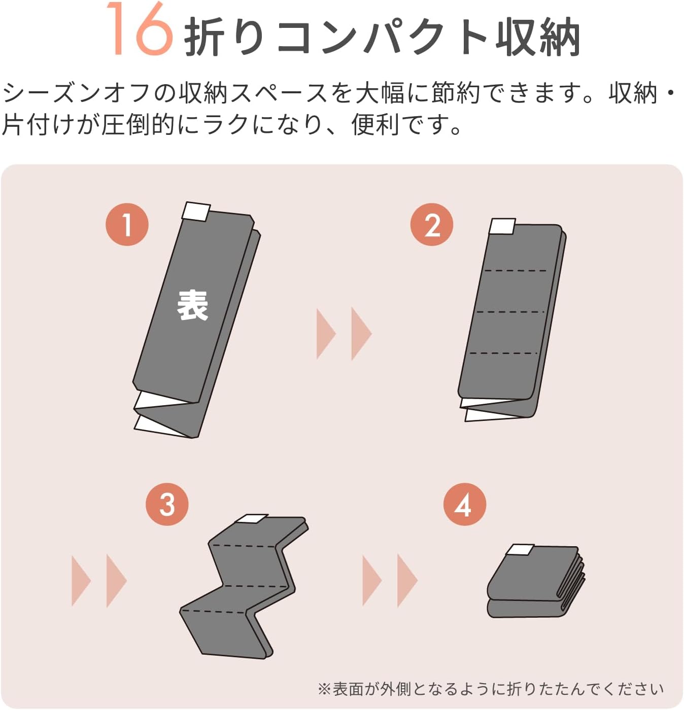 Thumbnail 6 de 山善 EUCS-201 ホットカーペット 2畳 170×170cm 暖房面積切換・すべり止め・16折り収納