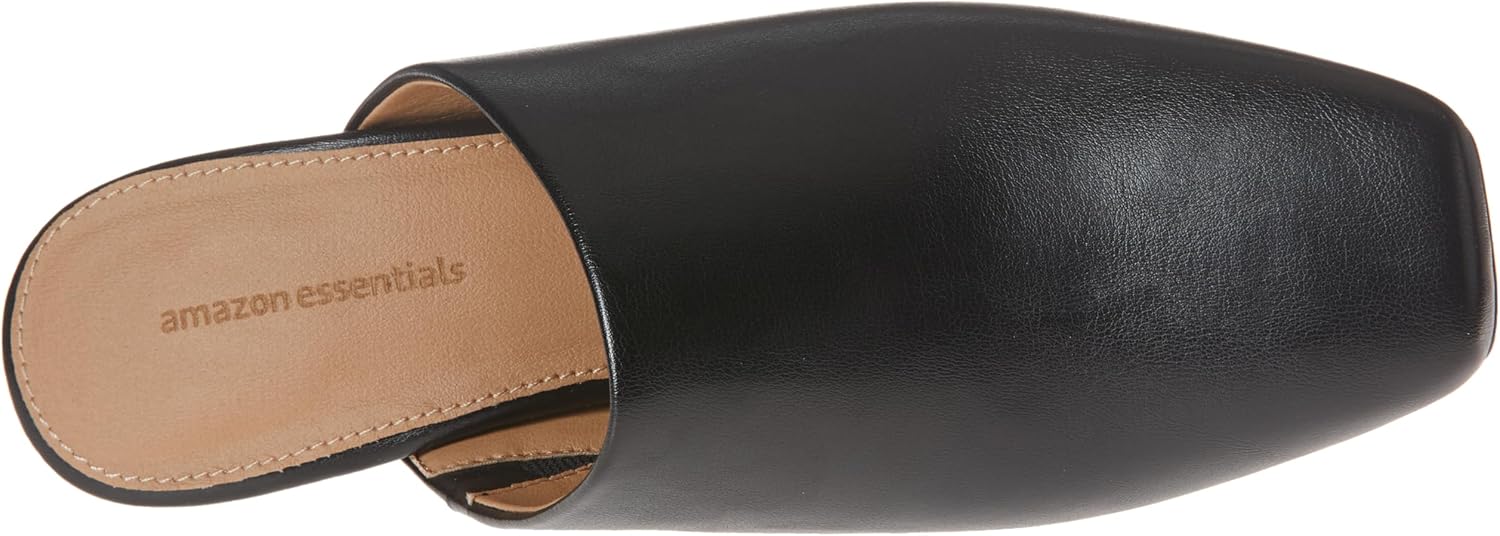 Detalle de Amazon Essentials Women's Square Toe Backless Mule, Non-Slip