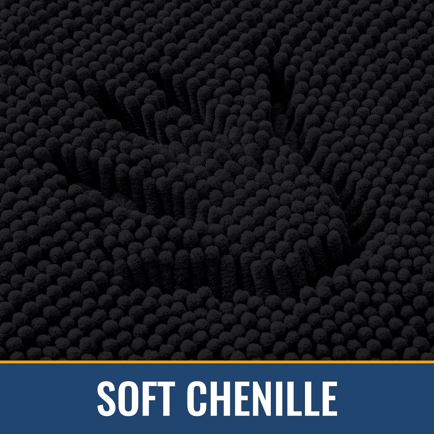 Detalle de Arotive Bathroom Rugs 40x32 shaggy bath rug