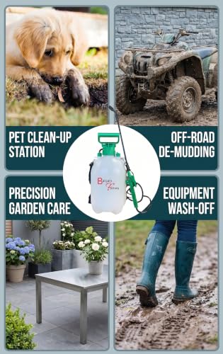 Detalle de BARGAIN FACTORY 5L Garden Pressure Sprayer with Shoulder Strap
