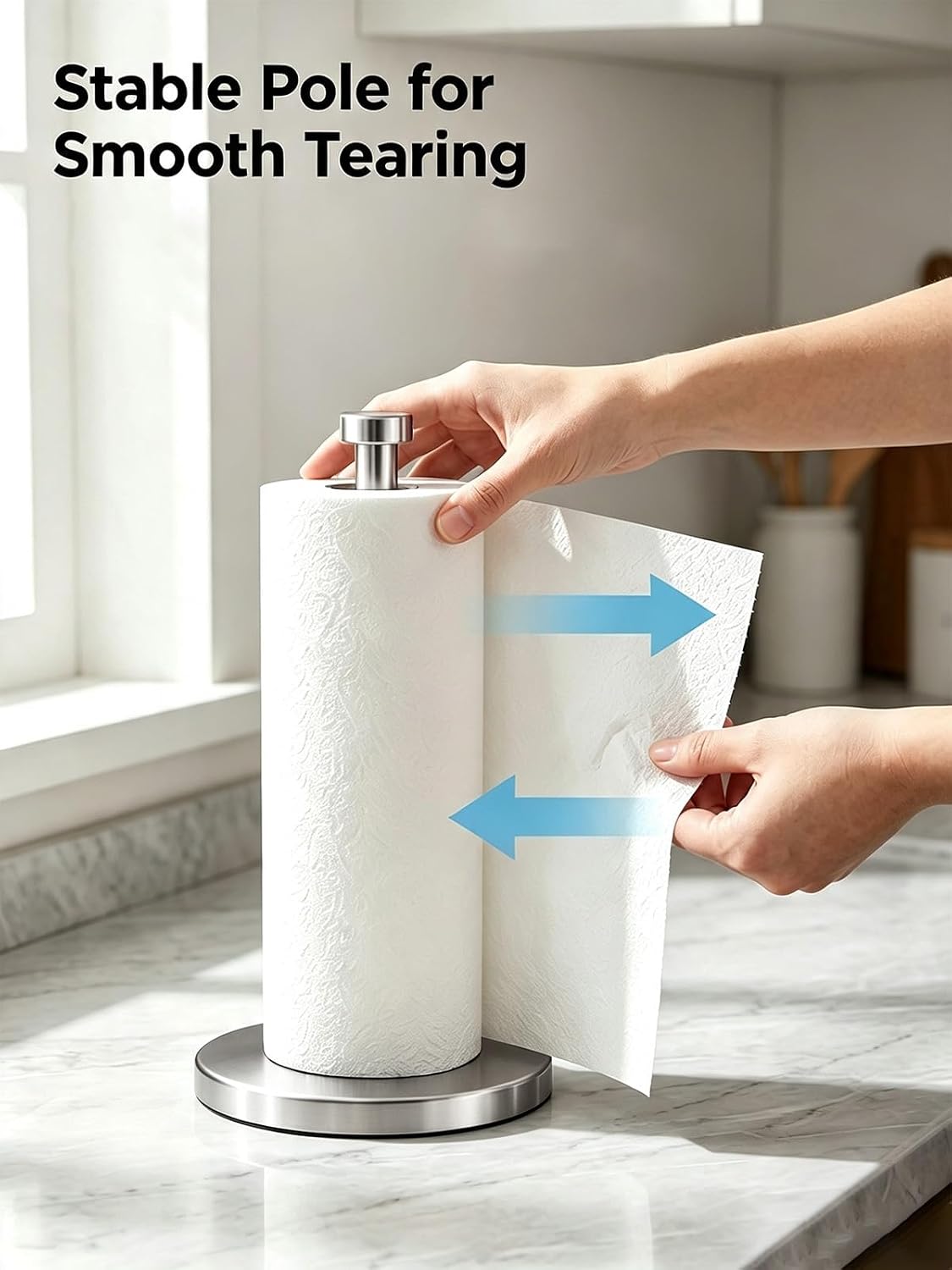 Thumbnail 5 de VEHHE Countertop Paper Towel Holder Stainless Steel