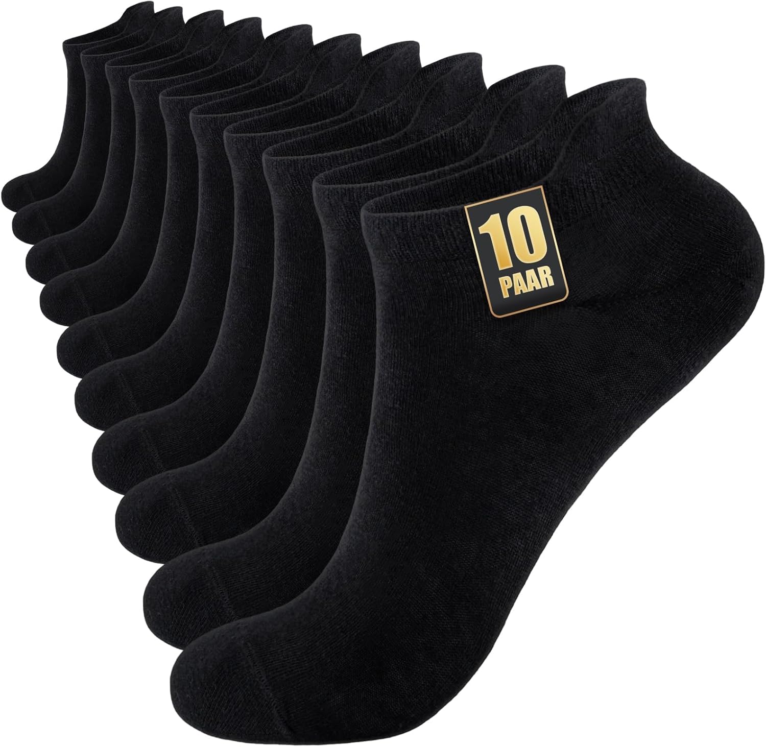 Detalle de SockWaddles: 10 Paia Calzini Corti Unisex in Cotone - Traspiranti e Resistenti