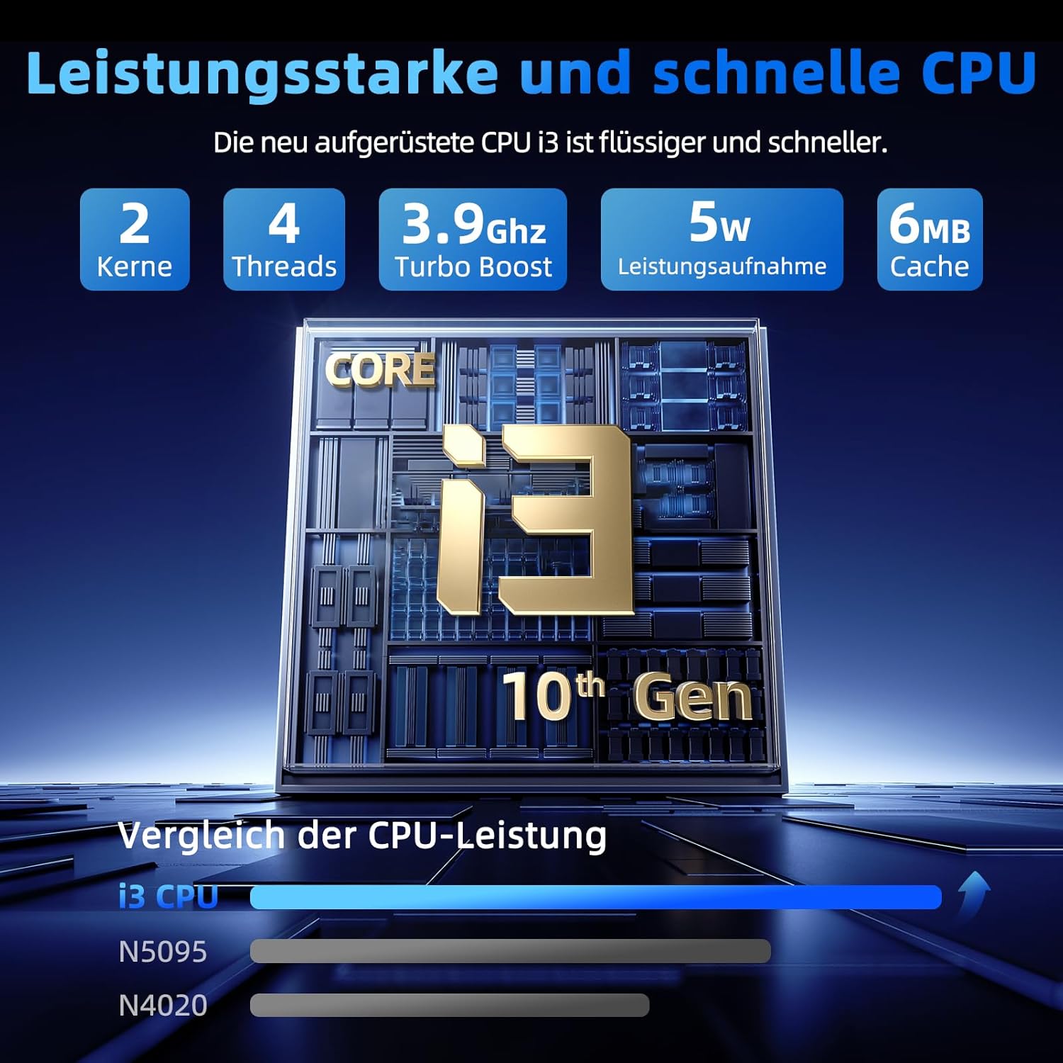 Thumbnail 4 de THEYETI 18,5 Zoll Laptop (Core i3, 16 GB RAM, 1.024 GB SSD, Win 11) mit 8000-mAh-Akku