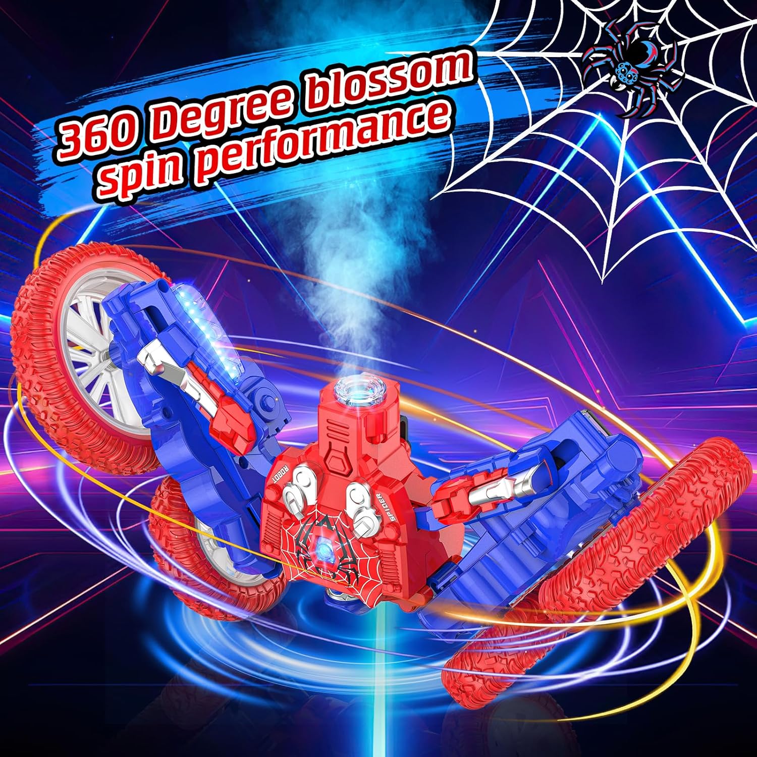 Detalle 1 de Mieryd Coche Spider 360° RC para niños 3–12