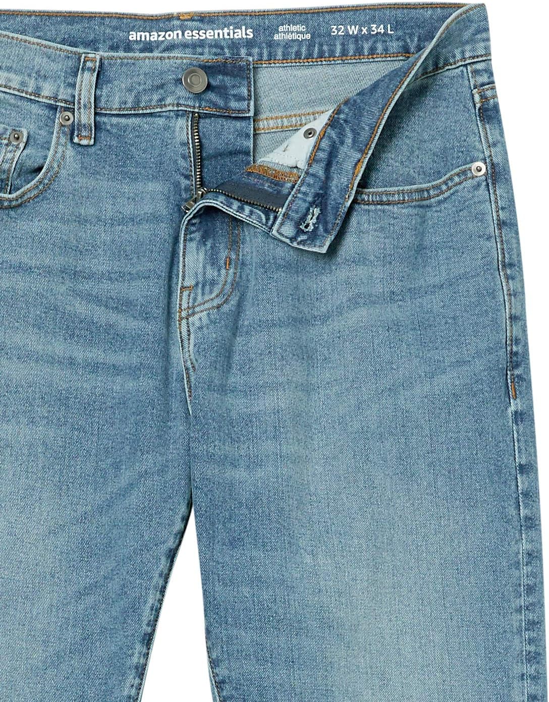 Thumbnail 5 de Amazon Essentials Men's Relaxed-Fit Stretch Jean (Big & Tall) — Discontinued Colours