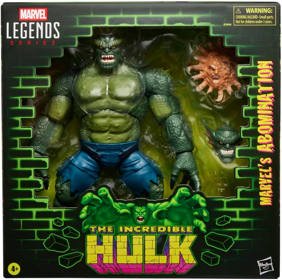 Detalle de Hasbro Marvel Legends Series: Marvel's Abomination – Action figure da 15 cm