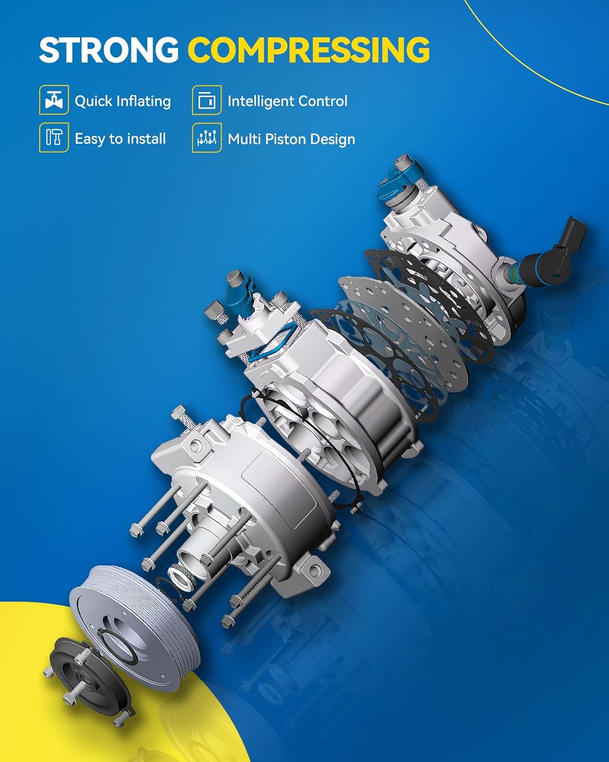 Thumbnail 6 de PHILTOP 279047 Air Conditioner Compressor with Clutch for Ram ProMaster Series (2014-2025)