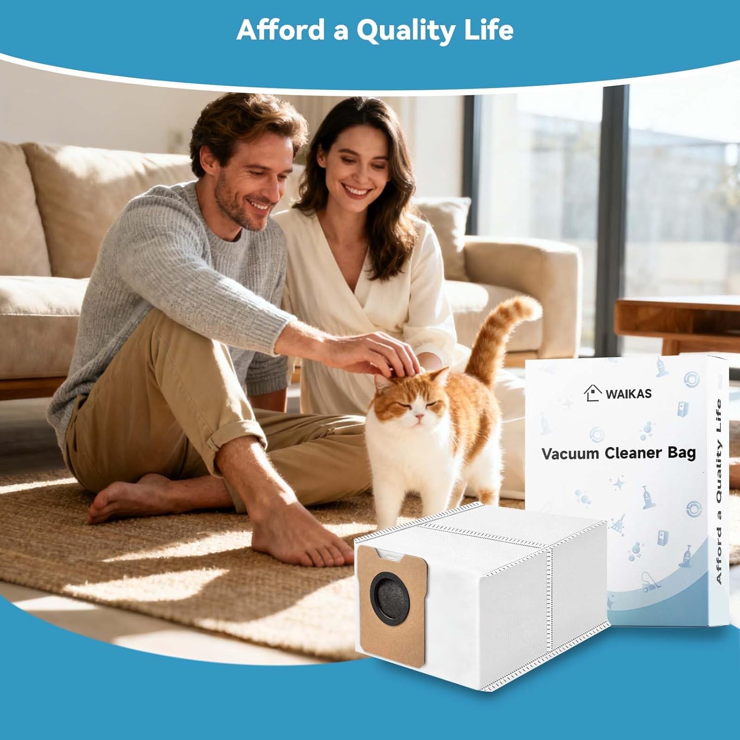 Thumbnail 5 de WAIKAS 6 Pack Dust Bags for Eufy Omni C20 & C10 Robot Vacuum Cleaners
