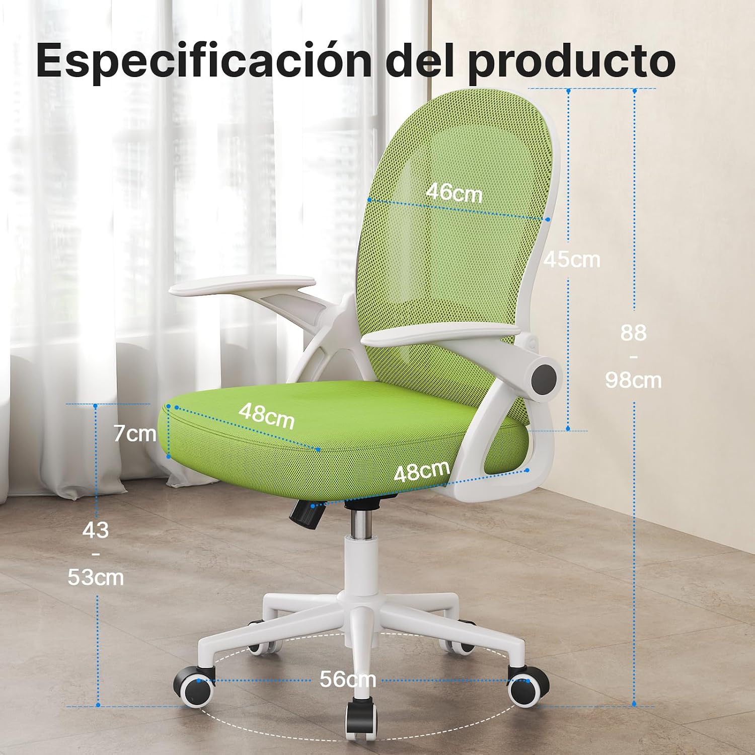 Detalle de rattantree Silla de Oficina ergonómica con malla