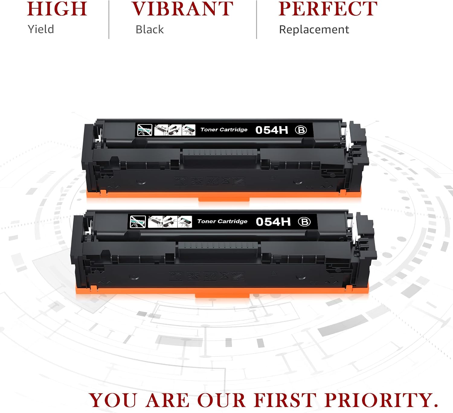 Detalle de Toner Kingdom Compatible Black Toner Cartridge, 2-Pack